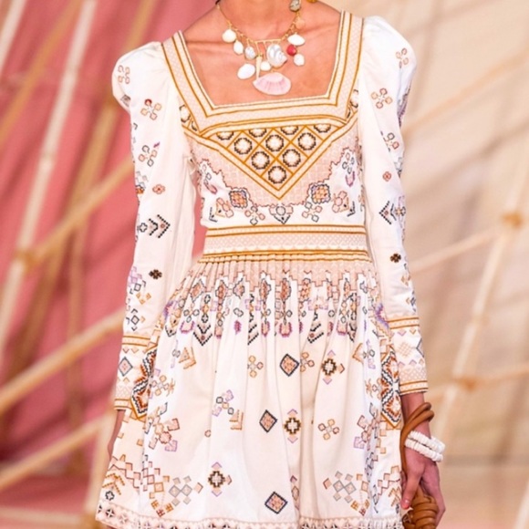 $945 ULLA JOHNSON “Adilah” Embellished Dress - Picture 2 of 8